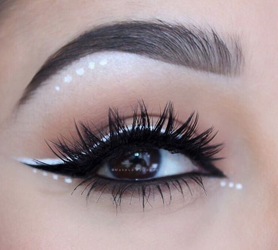 10 Ways to Wear White Eyeliner