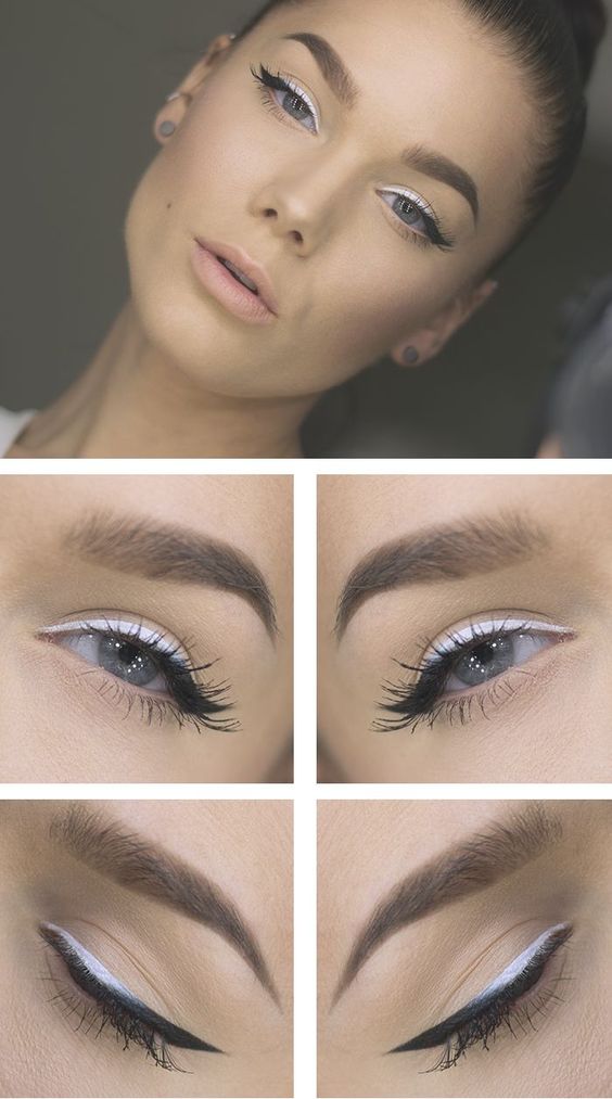 10 Hottest White Eyeliner Ideas to Make Eyes Bigger - Styles Weekly