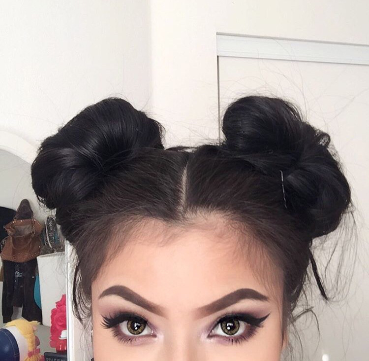 16 Super Cute Space Bun Hairstyles You Can Try This Year