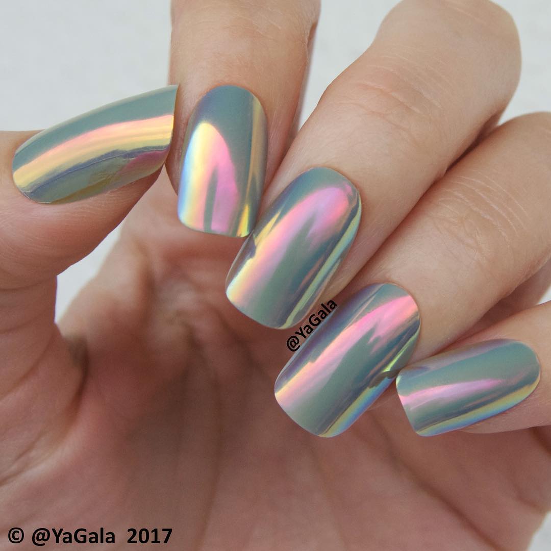 21 Stunning Chrome Nail Ideas To Rock The Latest Nail Trend Styles Weekly