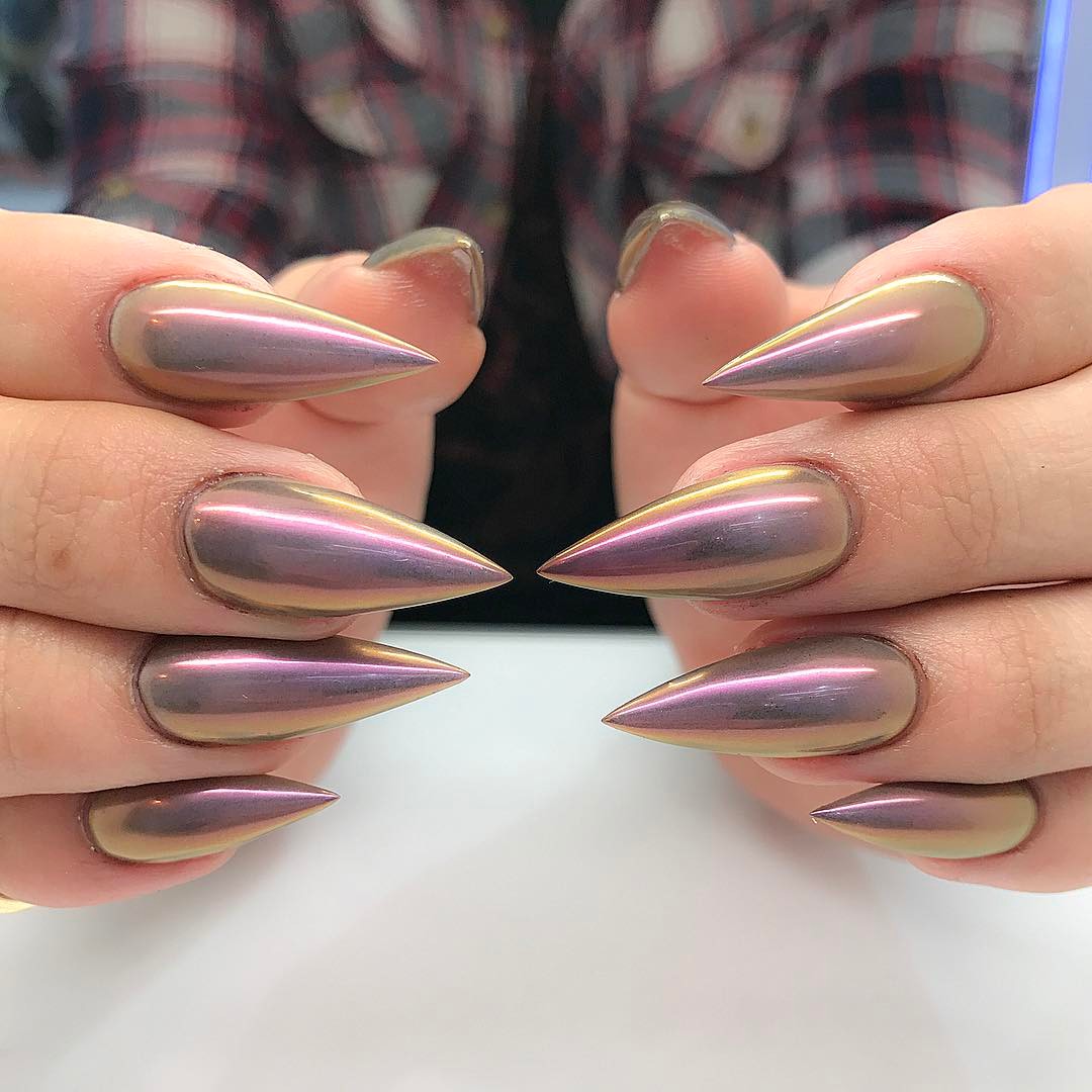 Chrome Nail Ideas Chrome Nail Designs