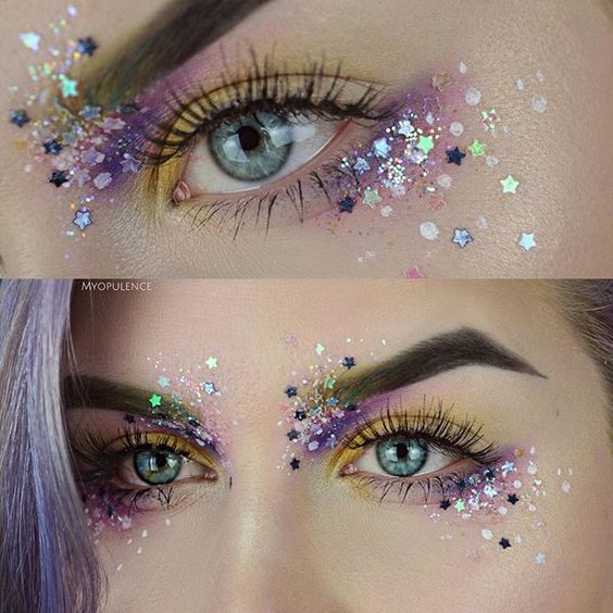 10 Glam And Glittery Makeup Looks Styles Weekly 