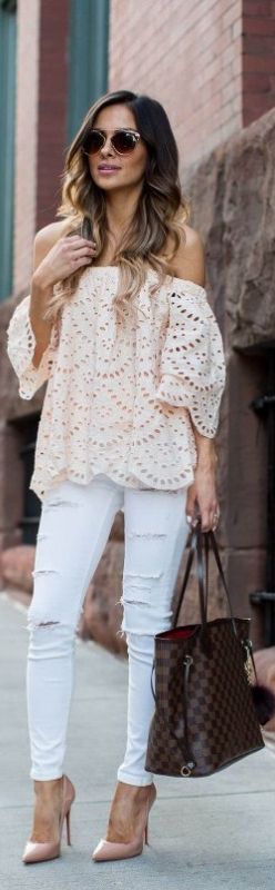 30 Ways to Rock the 'Off the Shoulder Cut' - Summer Outfit Ideas for Women