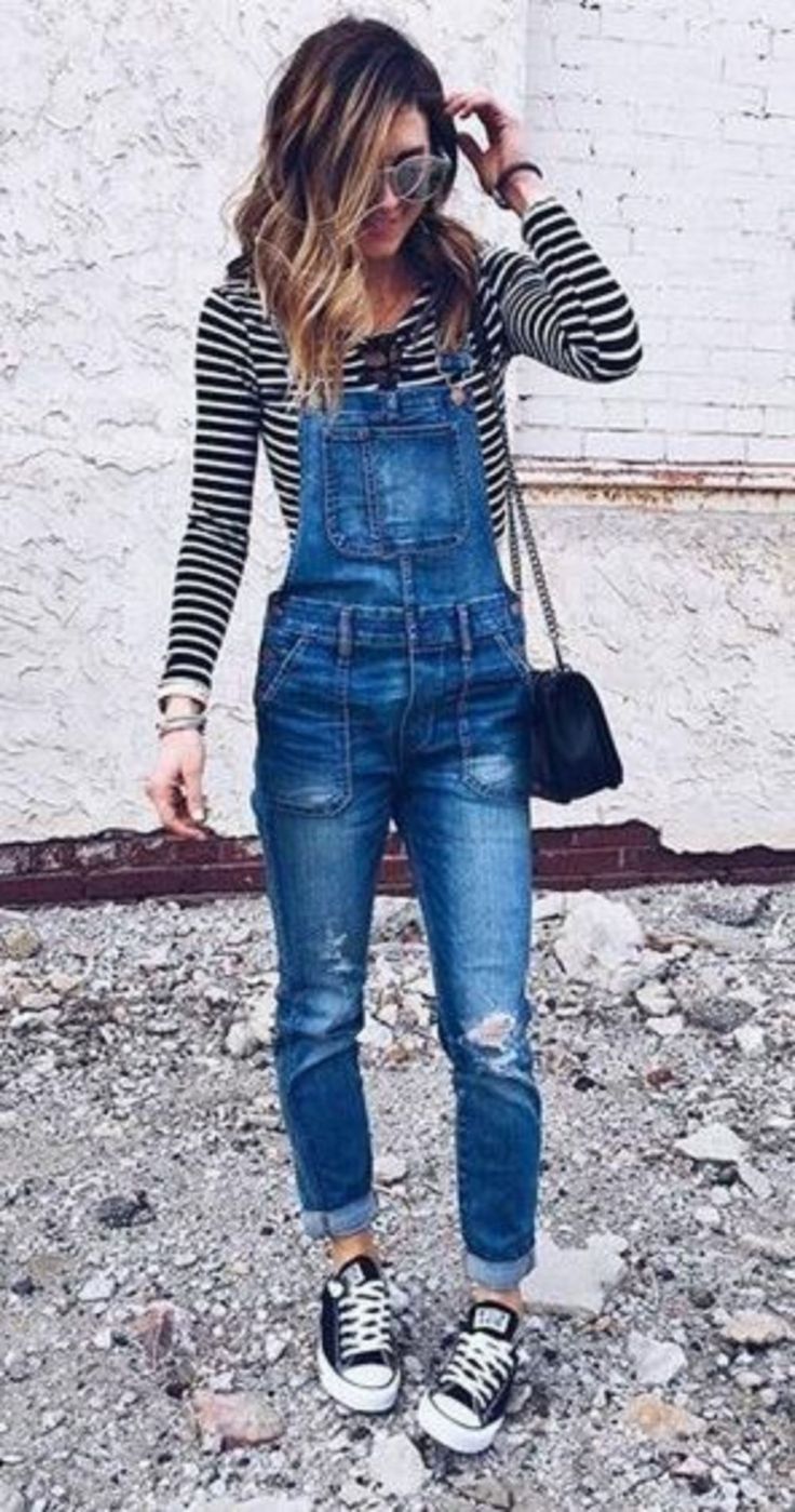 10 Best Ways to Wear Dungarees - How to Wear Dungarees This Fall