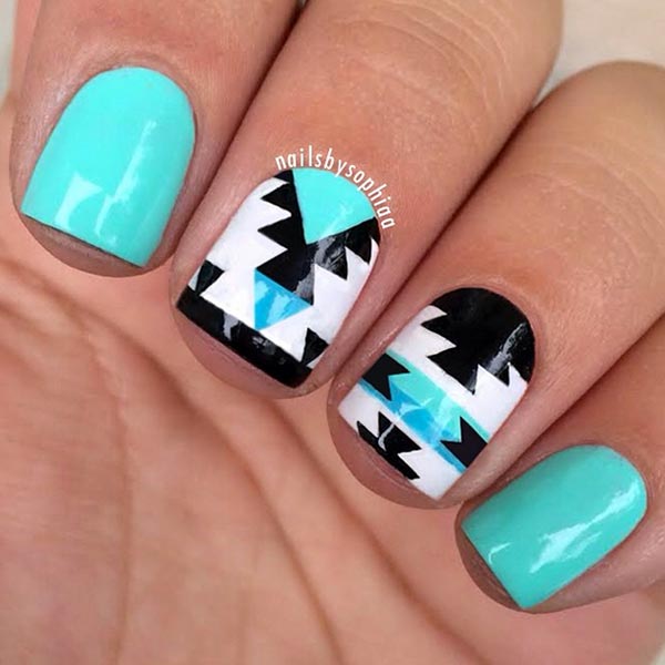 40 Easy Amazing Nail Designs For Short Nails - Nail Art Ideas 2018