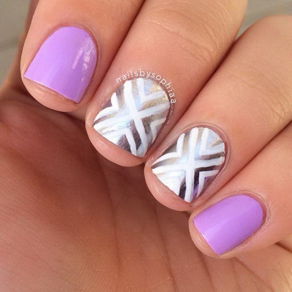 40 Easy Amazing Nail Designs For Short Nails - Nail Art Ideas 2018