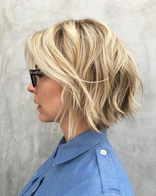 Short Shaggy Bob Hairstyles 2017