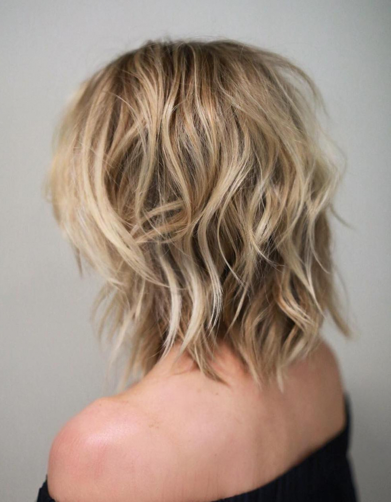 Medium Length Shaggy Bob Haircuts