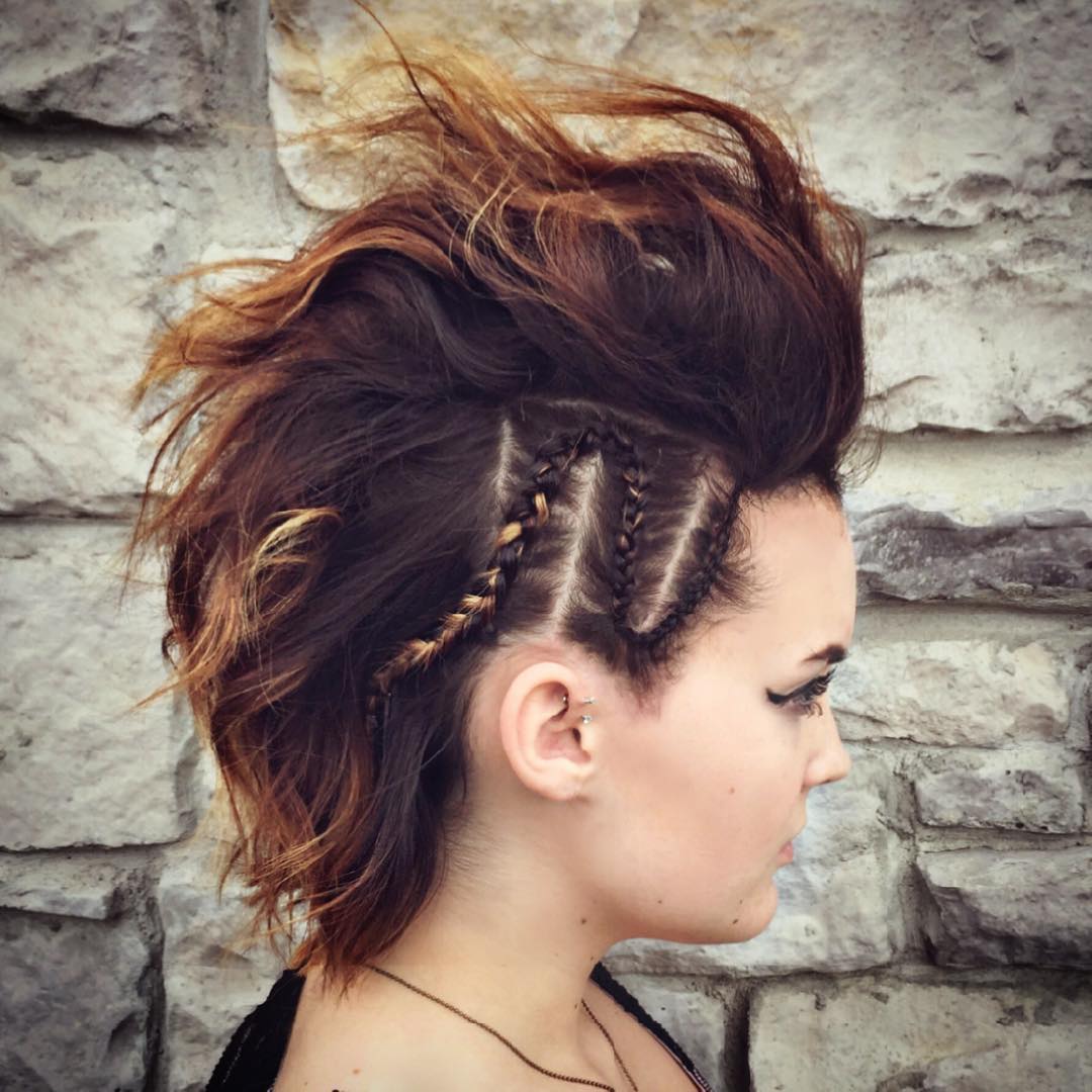 25 Cute Short Hairstyle with Braids - Braided Short Haircut