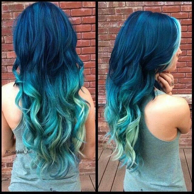 27 Trendy Blue Ombre Hairstyles for Women - Ombre Hair Ideas