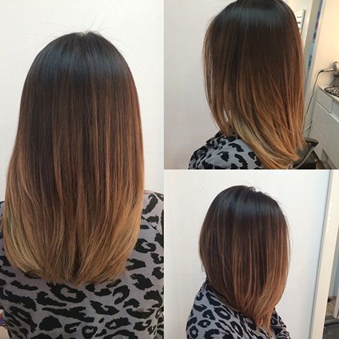 Hair color for short hotsell straight hair