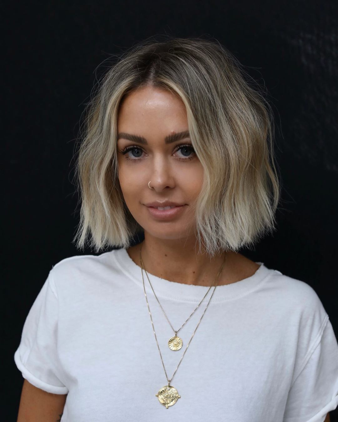 short balayage bob hairstyle