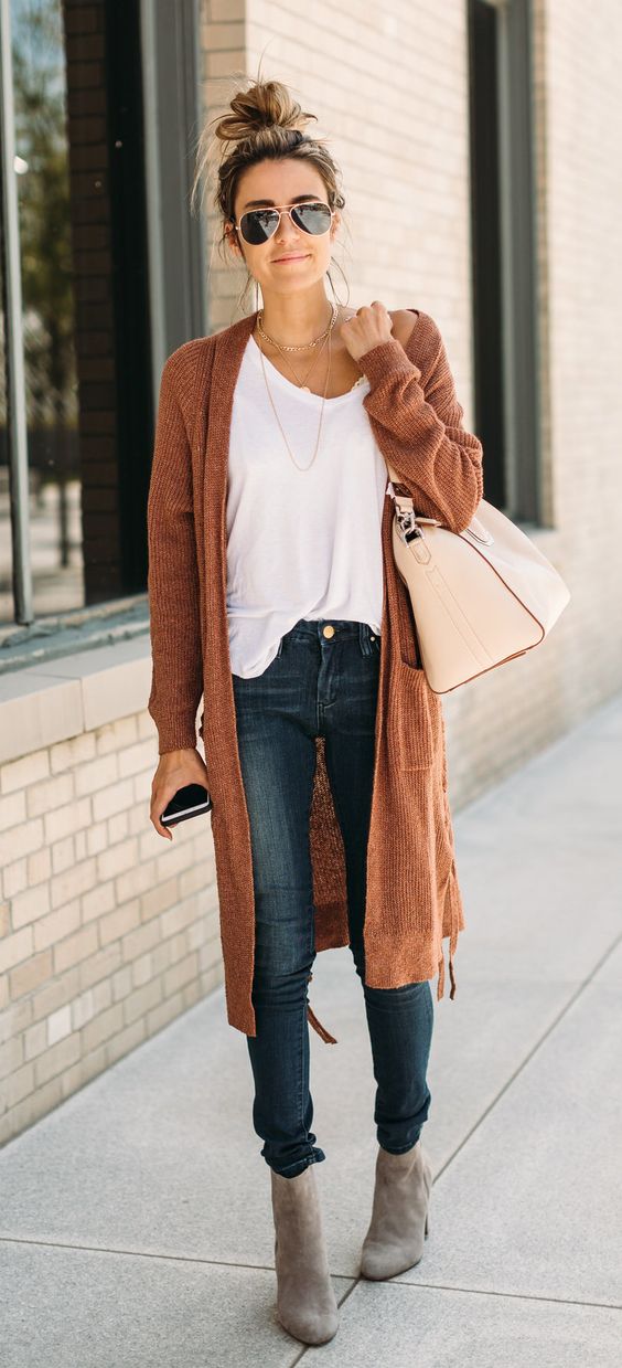 Como Estilo um Cardigan Slouchy