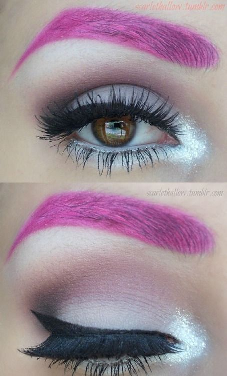 How to Pull Off Colored Eyebrows