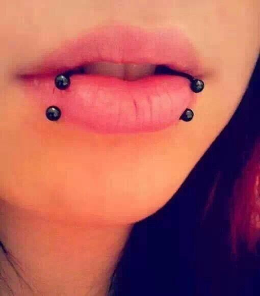 lip piercing snake bites tumblr