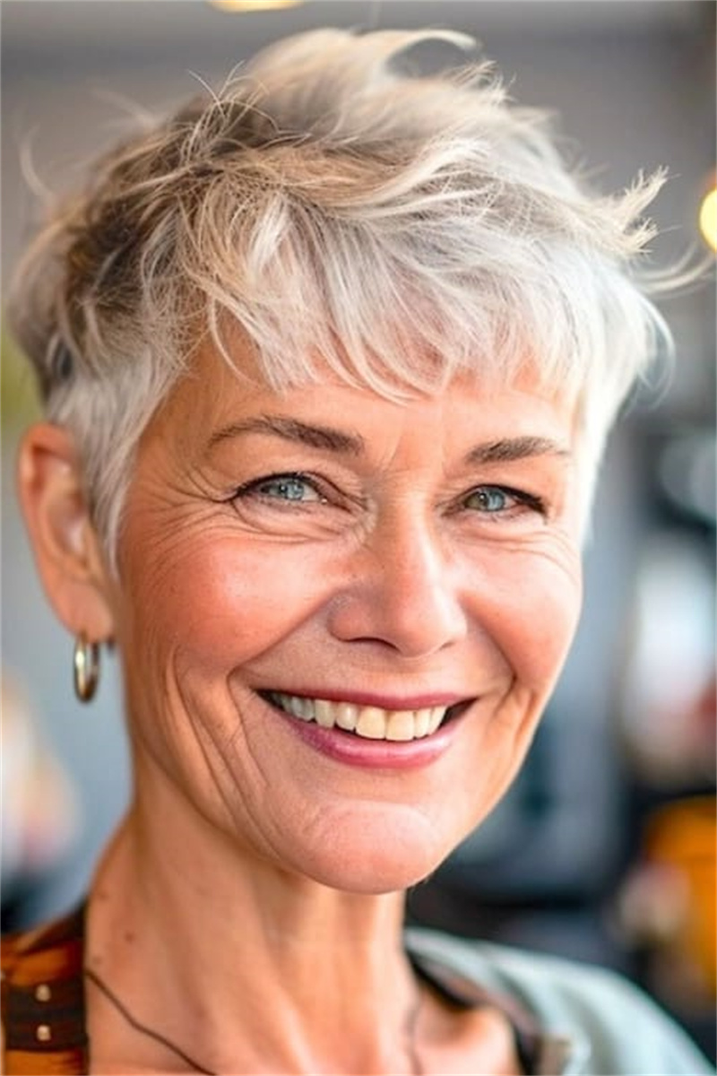 best short hairstyles for women over 60 11